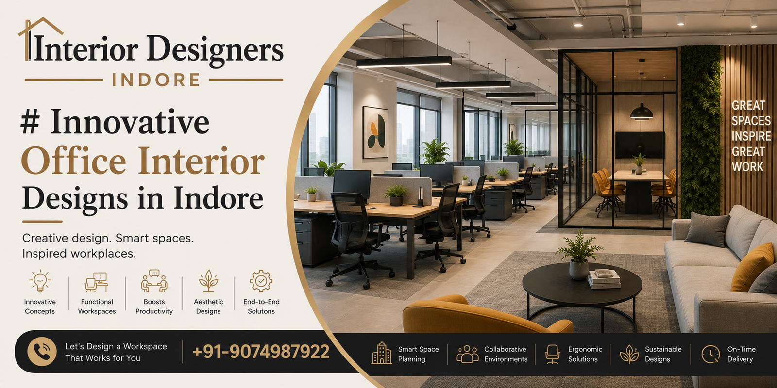 Office Interior Designs in Indore