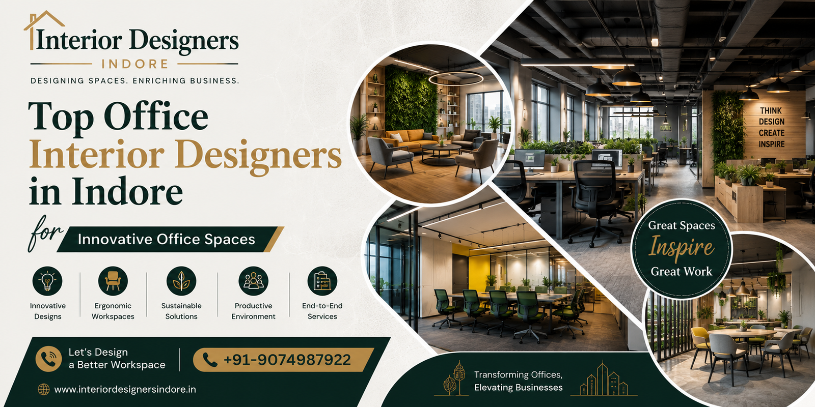 Top Office Interior Designers in Indore