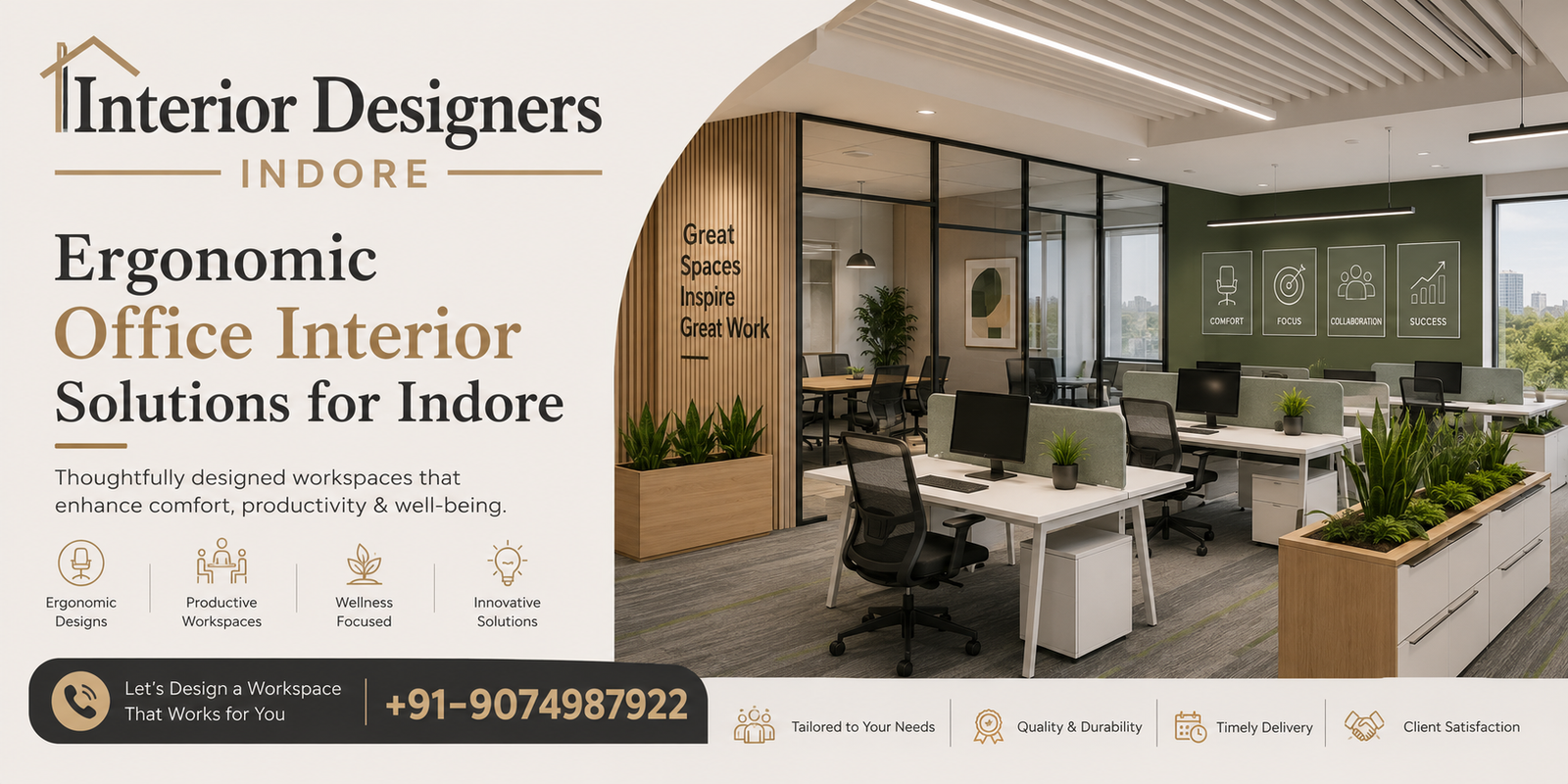 Ergonomic Office Interior Solutions