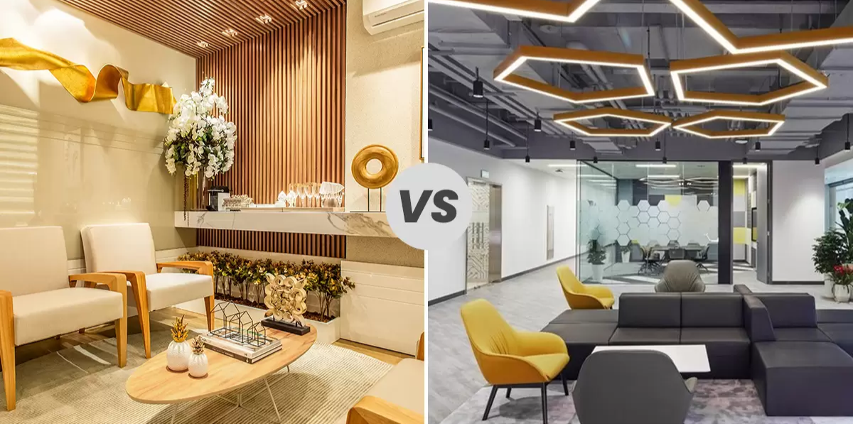 Residential vs Commercial Interior Design