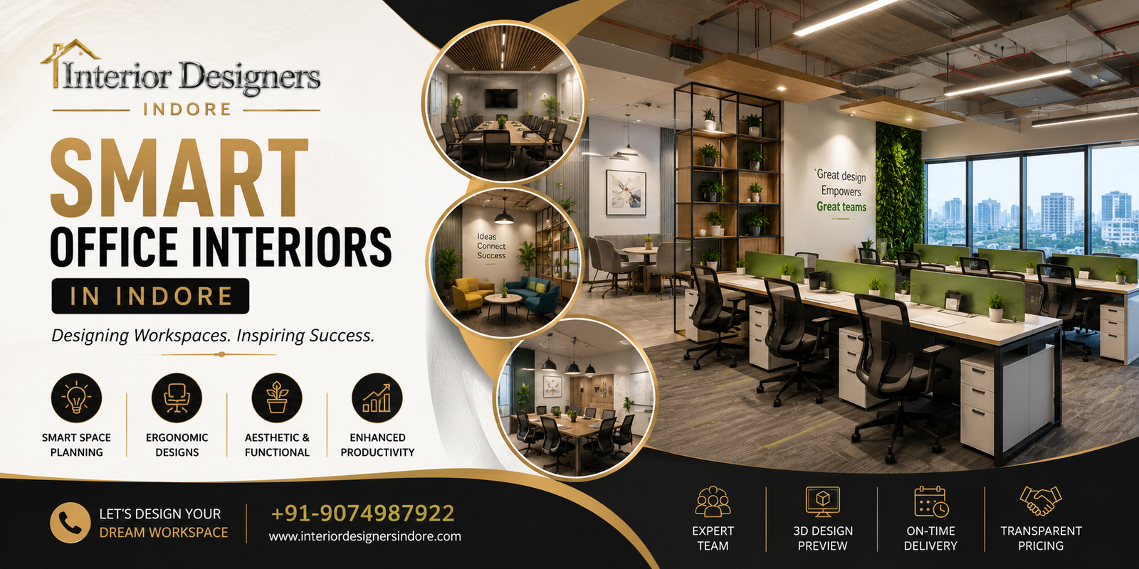 Smart Office Interiors in Indore